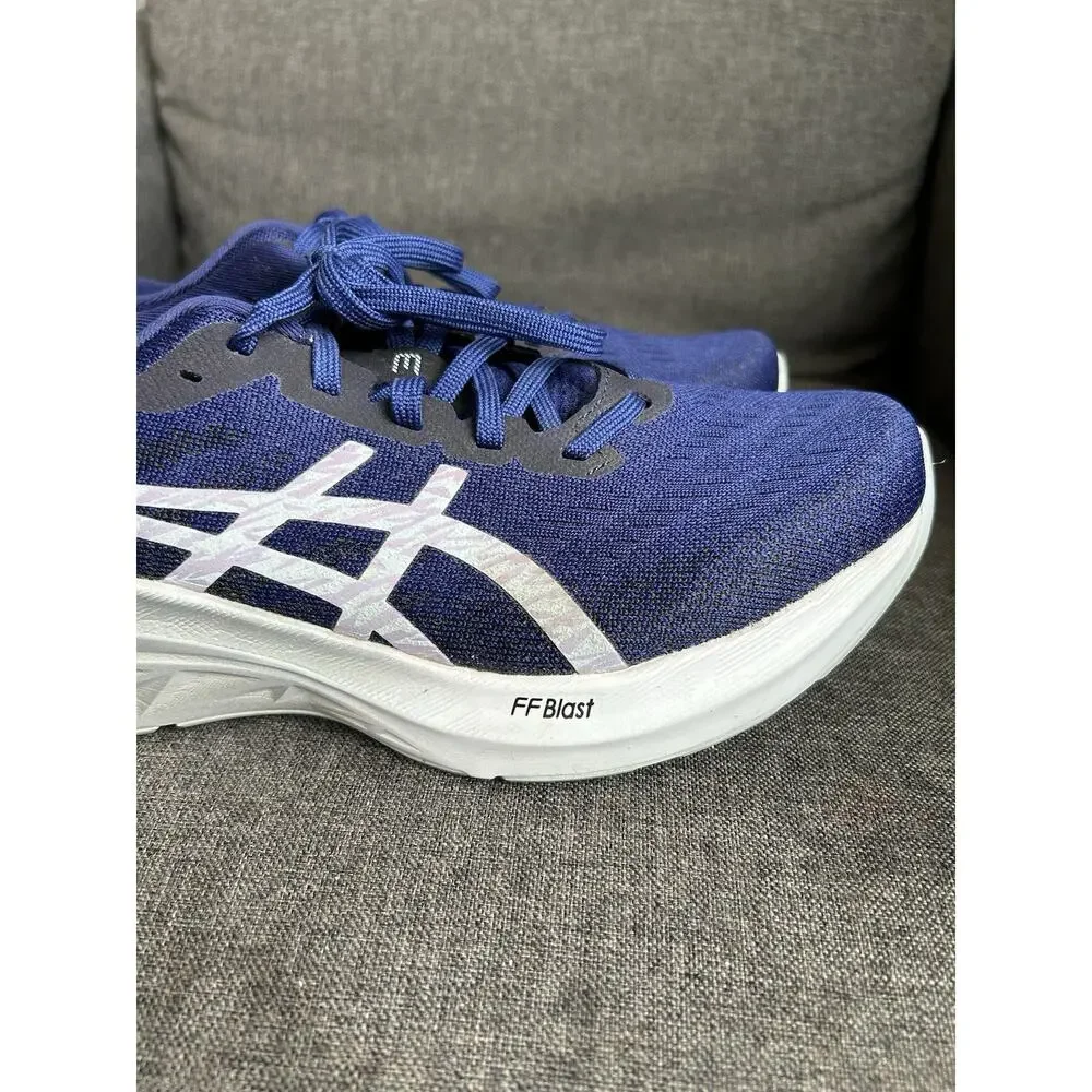 Asics‎ Dynablast 3 Shoes Womens Size 8.5 Blue White Running Sneaker 1012B289